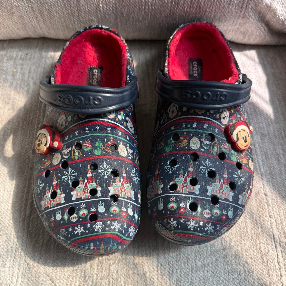 Disney Parks Light Up Mickey Mouse Christmas 2020 Holiday Classic Lined Crocs 10